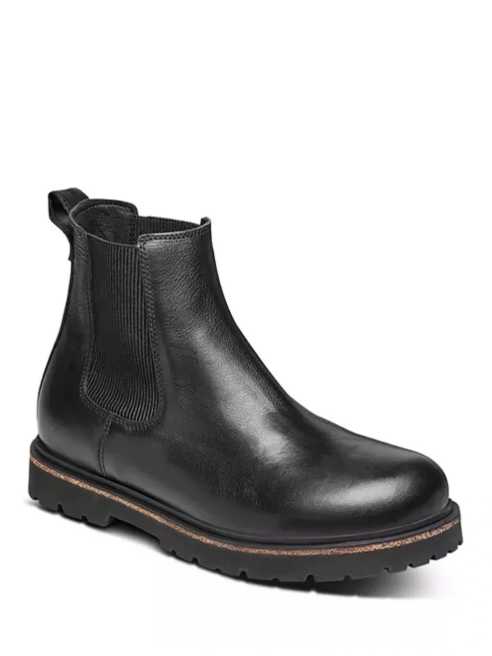 Birkenstock Men's Black Leather Chukka Chelsea Boot